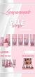 Blush com esponja c/24pcs (L2155) LABRANCHE