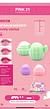 Lip balm magico lovely cactus c/24pcs (CS4810) PINK 21